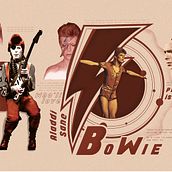 David Bowie: Collage digital para medios editoriales. Collage, Creativit, Digital Design, and Editorial Design project by Margarita Velio Mejia Marin - 01.03.2020