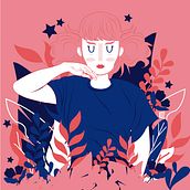 NATURAL WOMAN. Projekt z dziedziny  R, sunek, Ilustracja c i frowa użytkownika julian gomez - 04.01.2020