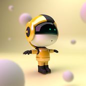 My Red Planet. 3D, Animation, 3D Animation, Concept Art, 3D Design, 3D Character Design, Traditional illustration, 3D Modeling, and Motion Graphics project by Guille Amengual - 01.04.2020