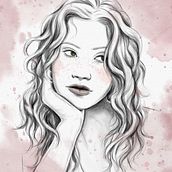 Nubes . Un proyecto de Dibujo, Dibujo artístico, Dibujo de Retrato, Ilustración tradicional, Ilustración digital y Pintura a la acuarela de Verónica Gallardo - 24.12.2019