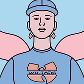 Wu-Tang girl. Digital Illustration project by Nelson Saucedo - 01.07.2020
