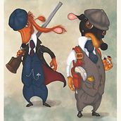 Peaky Teckels. Comic, Concept Art, and Digital Illustration project by MUR - 01.07.2020
