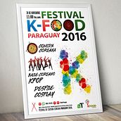 K-FOOD FESTIVAL. Un progetto di Br, ing, Br, identit, Direzione artistica e Graphic design di Rub Olan - 02.11.2016