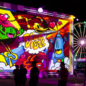 EDC LAS VEGAS 2019. Street Art project by Richard Santana - 05.25.2019
