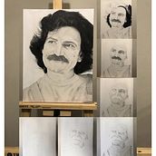 Desenho - Belchior. Drawing, Pencil Drawing, Artistic Drawing, Portrait Drawing, Realistic Drawing, Painting, Acr, and lic Painting project by Marcos Suzin - 01.08.2020