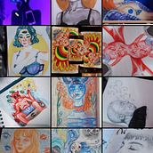 Mi Proyecto del curso: De principiante a superdibujante. Street Art, Fine Arts, Sketching, Br, ing, Identit, Creativit, Drawing, Pencil Drawing, Artistic Drawing, Portrait Drawing, Realistic Drawing, Character Design, Tattoo Design, Traditional illustration, Instagram, Painting, Watercolor Painting, Acr, and lic Painting project by Vale Neira - 01.08.2020