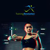 TRAININGREVOLUTION, Suiza_Brand Identity.. Un proyecto de Br, ing e Identidad, Diseño, Diseño de logotipos y Diseño gráfico de Alex Carcedo - 08.01.2020