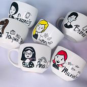 Tazas personalizadas pintadas a mano Ein Projekt aus dem Bereich Bildende Künste von Claudia Ramírez Noriega - 10.01.2020