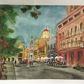 Mi Proyecto del curso: Calle Caseros, Salta. Arg. . Fine Arts project by ceciliamarinaro - 01.11.2020