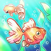 Goldfish. Een project van  Tekening, Traditionele illustratie, Digitale illustratie y Kinderillustratie van Christopher Vargas - 12.01.2020