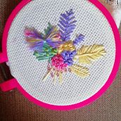 Mi Proyecto del curso: Bordado y personalización de accesorios  . Broderie de Angela Brtt H - 01.13.2020