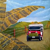 Paisaje Cafetero y Quimbaya. Un progetto di Belle arti, Collage, Paesaggismo, Pittura e Pittura ad olio di Marcela Hernández Martínez - 25.06.2019
