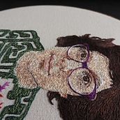 La búsqueda vital. Embroider project by Milena Correa - 11.21.2019