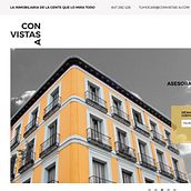 Diseño web inmobiliaria Con Vistas A. Design, Web Design, and Photo Retouching project by Cristina Romano Rodriguez - 05.14.2017