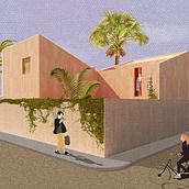 Mi Proyecto del curso: Representación gráfica de proyectos arquitectónicos. 2D Animation, Architecture, Digital Architecture, Interior Architecture, Collage, Design, Digital Design, and Audiovisual Production project by Lauren Sofía - 01.15.2020