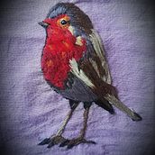 Mi Proyecto del curso: Pintar con hilo: técnicas de ilustración textil . % Estefania Pellegrino tarafından hazırlanan Nakış projesi - 09.02.2020
