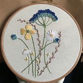 New embroidery projects. Un projet de Broderie de callistemon - 17.01.2020