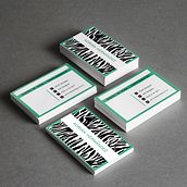 Tarjetas Visita AH. Graphic Design project by Rosa Hernández - 01.04.2020
