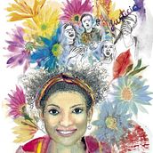 Mi Proyecto del curso: Retrato ilustrado en acuarela Marielle Franco, Justicia!!. Digital Photograph, and Watercolor Painting project by María del Carmen Cachin Marusich - 01.17.2020