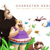 Character design. Character Design project by Jon Ander Schwarz Sobron - 01.18.2020