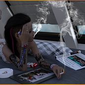 Smoke in the windows. Un progetto di 3D e Graphic design di asturvam - 18.01.2020