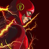 The Flash. Digital Illustration project by Ian Roser - 01.19.2020
