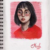 COLORetratos. Portrait Drawing, and Traditional illustration project by Daniela Miranda - 01.20.2018
