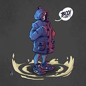 Millennial Skeletor. Comic, Character Design, Traditional illustration, and Digital Illustration project by Martin A. Rodriguez Molina - 01.16.2020