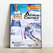 Carteles Whitecamps Ski club. Digital Design, and Graphic Design project by Alicia Barba - 01.20.2020