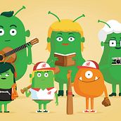 Les Reporters 1 & 2 · Maison des Langues. Comic, Drawing, Character Design, Digital Illustration, and Vector Illustration project by Alejandro Milà - 01.20.2020