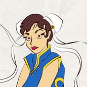 Chun Li - (Street Fighter). Pencil Drawing, and Traditional illustration project by Adrian Filippo - 01.21.2020