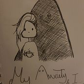 My Anxious project!! Hi guys, thanks to this amazing course I have developed my drawing confidence and opened a little project about my anxiety. You will find it on Instagram @MyAnxietyandI_ please give it a follow! :). Digital Illustration project by Claudia Cafeo - 01.23.2020