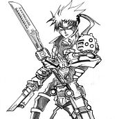 Isekai BattleRoyale, Inicio. Sketching project by Jotaro Cuviak - 01.27.2020