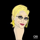 Meryl Streep. Artistic Drawing, Portrait Drawing, and Digital Illustration project by ori - 01.24.2020