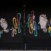 Cierre Joglar. Street Art, Traditional illustration, Acr, and lic Painting project by Eduardo Aros - 08.24.2019