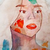 Mi Proyecto del curso: Retrato ilustrado en acuarela. Un proyecto de  de Blanca Rinne - 03.01.2021