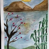 Mi Proyecto del curso: Ilustración en acuarela con influencia japonesa. Projekt z dziedziny Trad, c i jna ilustracja użytkownika María Florencia Socías - 25.01.2020