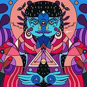 Geometría Simétrica. Traditional illustration project by Decacia _ - 01.25.2020