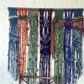 Mi Proyecto del curso: Macramé: nudos básicos y complejos  . % estrellamedinam tarafından hazırlanan Makrome projesi - 02.24.2020