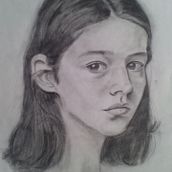 Mi Proyecto del curso: Retrato realista con lápiz de grafito. Fine Arts project by Natalia Palomba - 01.26.2020
