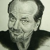 Mi Proyecto del curso: Retrato realista Jack Nicholson. Realistic Drawing project by jorgeborgesl - 01.26.2020