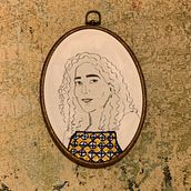 Mi Proyecto del curso: Creación de retratos bordados. Projekt z dziedziny  Haft użytkownika bia_fig_brito - 27.01.2020
