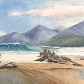 Treinamento em Aquarela. Watercolor Painting project by Sonia Bueno Affonso - 01.28.2020