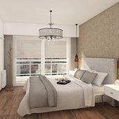 Dormitorio ppal Rapso 2 propuestas. 3D, Decoration, 3D Design & Interior Design project by Delfina Alemán - 01.28.2020