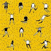 Soccer Players. Un progetto di Character design e Illustrazione tradizionale di Laura Calle Puerta - 08.08.2019