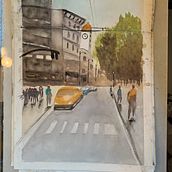 Mi Proyecto del curso: Paisajes urbanos en acuarela. Un proyecto de Arte urbano de Verónica De la Cruz - 30.01.2020