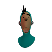 Mi Proyecto del curso: Rigging: articulación facial de un personaje 3D . % Salvador Andres Ramirez Sanchez tarafından hazırlanan 3D, Ve Arma projesi - 01.30.2020