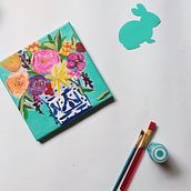 Mi Proyecto del curso: Fotografía profesional para Instagram. Acr, and lic Painting project by Haydee Villarreal - 02.01.2020