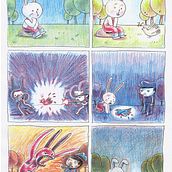 Ejercicio de color con lápices Ein Projekt aus dem Bereich Kinderillustration von Ángel Morollón - 01.02.2020