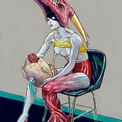 Mi Proyecto del curso: Ilustración con pintura y técnica mixta. Fine Arts, Character Design, and Traditional illustration project by cuello_juan - 02.02.2020